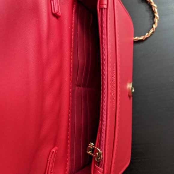 Badgley Mischka QUILTED HANDBAG W/CIRCLE BM LOGO - Picture 4 of 8